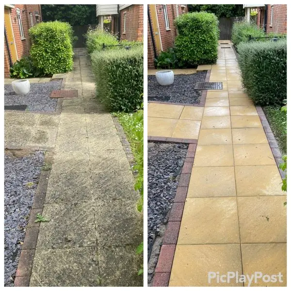 patio pressure washing cleaning
