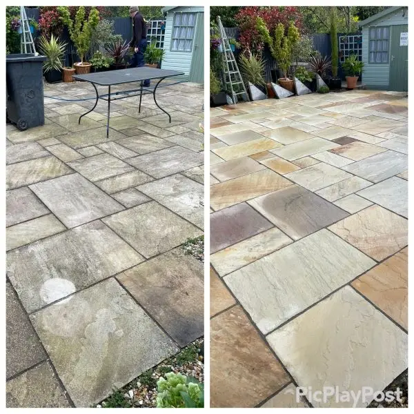 cleaning patio