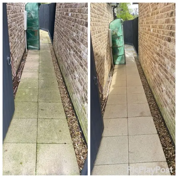 patio path cleaning
