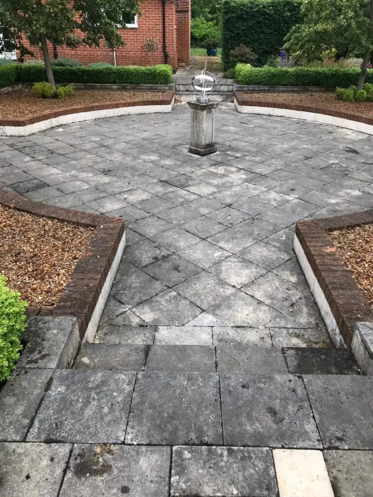 stone patio cleaning